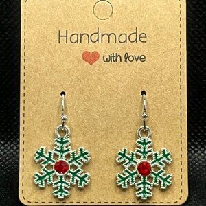 Christmas Snowflake Earrings